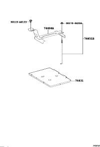 744040E040-CLAMP SUB-ASSY