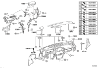 7396030150-AIR BAG ASSY, INSTRUMENT PANEL PASSENGER W/O DOOR