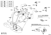 7336030590C3-BELT ASSY, RR SEAT