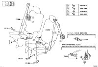 733600G050C0-BELT ASSY, RR SEAT