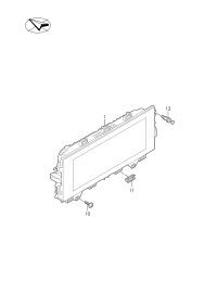 3JD920340A-CLUSTER ASSY-INSTRUMENT