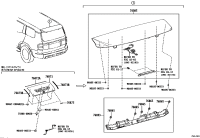 760850G010C0-SPOILER SUB-ASSY, REAR