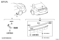 7608507902-SPOILER SUB-ASSY, REAR