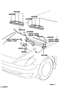 8511033220-MOTOR ASSY, WINDSHIELD WIPER