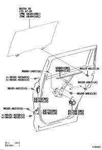 857100E050-MOTOR ASSY, POWER WINDOW REGULATOR, RH