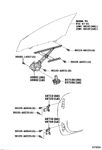 8572002450-MOTOR ASSY, POWER WINDOW REGULATOR, LH