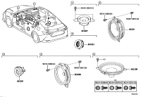 8616006B10-SPEAKER ASSY, FRONT NO.1