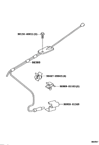 8630042040-ANTENNA ASSY, W/HOLDER
