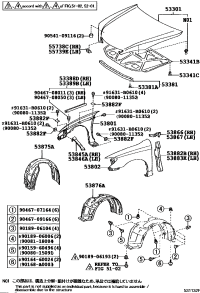 5380233120-FENDER SUB-ASSY FR