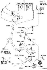 8720958400-HOSE, HEATER WATER, OUTLET