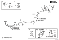 17410F3130-PIPE ASSY, EXHAUST, FRONT