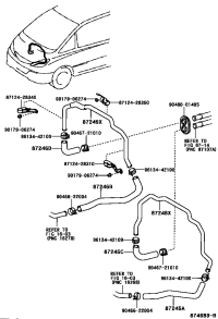 872452J480-HOSE, HEATER WATER, OUTLET B