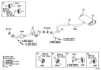 17410F2580-PIPE ASSY, EXHAUST, FRONT