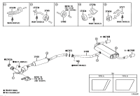 17410F0590-PIPE ASSY, EXHAUST, FRONT