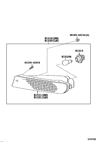 8152042020-LAMP ASSY, FRONT TURN SIGNAL, LH