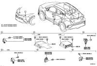 89173F9010-SENSOR, AIR BAG, FRONT, RH/LH