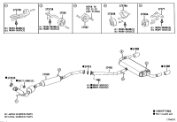 17410F0570-PIPE ASSY, EXHAUST, FRONT