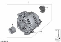 12317551256-ALTERNATOR 14V/180A-3(E90)