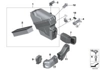 13718570043-ELEMENT, AIR CLEANER ATK412