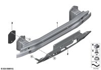51125A292D9-BRACE-REAR BUMPER
