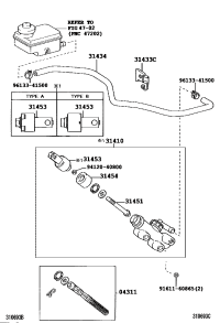 0431128030-CYLINDER KIT, CLUTCH MASTER