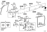 6241326230B0-GARNISH, CENTER PILLAR, LOWER RH