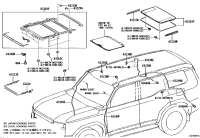 632010G010-GLASS SUB-ASSY, SLIDING ROOF