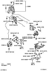 1230522100-INSULATOR SUB-ASSY, ENGINE MOUNTING, RH