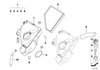 13717807515-RADIATOR HOSE W124/E200/E220