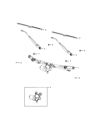 68383600AB-WIPER BLADE FRONT WBF00016AA