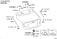68810F4010-HINGE ASSY, BACK DOOR, RH/LH
