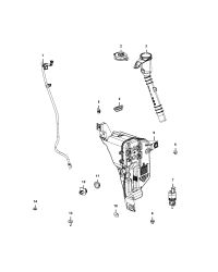 68397064AA-ELECTROPUMP WASHER, WINDSHIE
