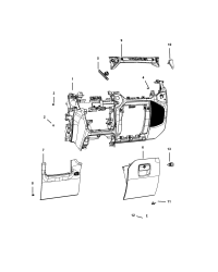 6AB14TX7AE-DRAWER INSTRUMENT PANEL