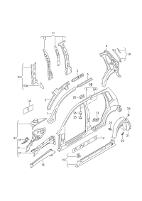 6Q0810680C-BRACKET, REINFORCEMENT