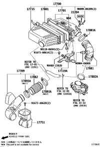 1780128040-ELEMENT SUB-ASSY, AIR CLEANER FILTER