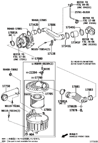 178810L052-HOSE, AIR CLEANER, NO.1