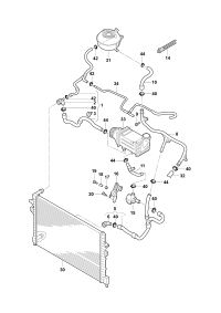 2QD122101H-RADIATOR HOSE/A3/GOLF/JETTA