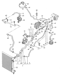 1K0121156AE-RADIATOR HOSE/A3/GOLF/JETTA