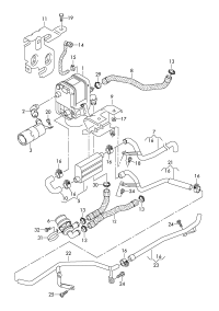 1K0965561A-WATER PUMP-AUDI A5/A6/A7