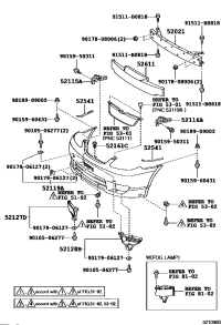 5211512420-SUPPORT, FRONT BUMPER SIDE, RH
