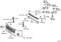 5213126061-REINFORCEMENT, FRONT BUMPER