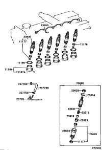 2376217051-PIPE ASSY, NOZZLE LEAKAGE, NO.2