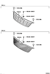 5311112A30-GRILLE RADIATOR