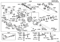 4120179135-FINAL GEAR KIT, DIFFERENTIAL, FRONT