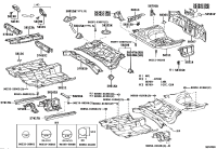 5819212070-FOOTREST, FRONT FLOOR
