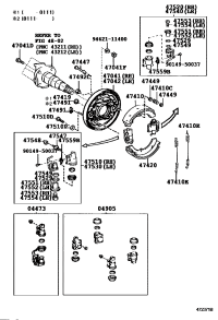 0490536150-W/C REPAIR KIT