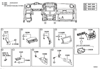 5541242060B0-PANEL, INSTRUMENT CLUSTER FINISH, CENTER NO.1