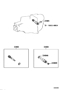 3340430040-SLEEVE SUB-ASSY, SPEEDOMETER SHAFT (ATM)