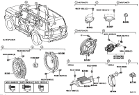 8616028830-SPEAKER ASSY, FRONT NO.2