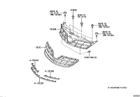 5311412160-GRILLE, RADIATOR, INSIDE